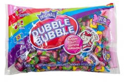 GOMME BALLOUNE ORIGINALE DOUBBLE BUBBLE EMBALLAGE TORSADÉ, 495 G (BONBONS)